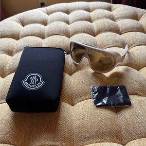Moncler Off-White Shield Sunglasses